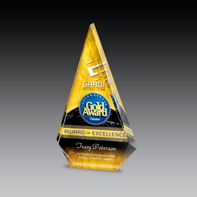 6" AcryliPrint® HD Triangle Award