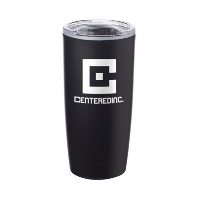 22 oz. Atlas Double Wall Plastic Tumbler (1 Color Imprint)