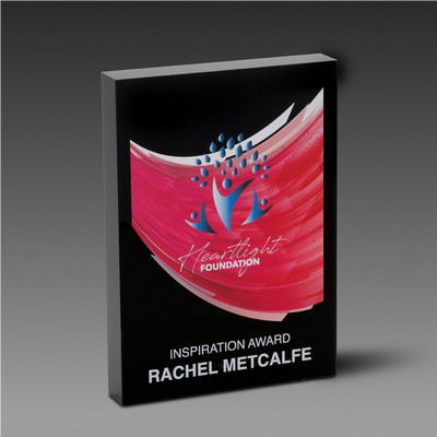 5" x 7" Rectangle Award™ Black