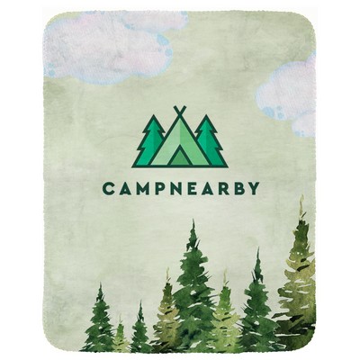 Forest Velvety Recycled Plush Blanket