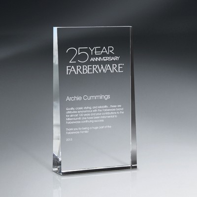 Large Optical Crystal Wedge