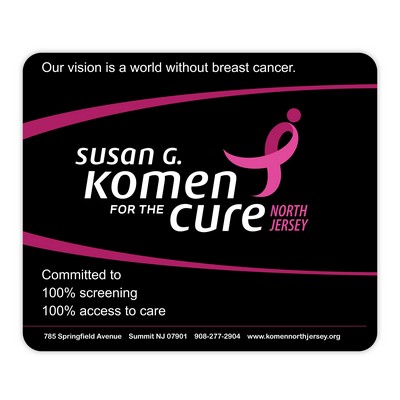 Mouse Carpet™ Recycled Fabric Mouse Pad Heavy-Duty Backing (8"x9 1/2"x1/8")