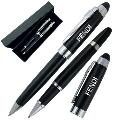 CC Executive Pen Set; Ballpoint, Rollerball & Gift Box
