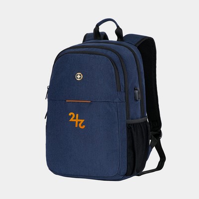 SwissDigital® BIBERSTEIN TSA-Friendly Travel Backpack